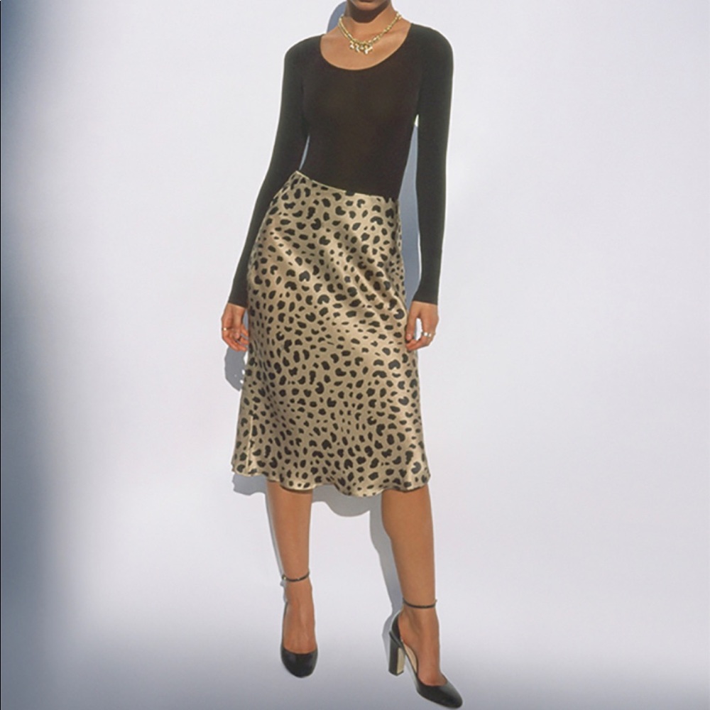 Realisation Par Naomi cheetah skirt, size XL